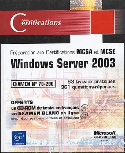 Windows Server 2003 - examen 70-290