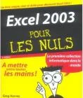Excel 2003 Pour les Nuls