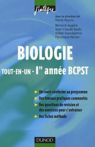 Biologie BCPST 1e année : Tout-en-un