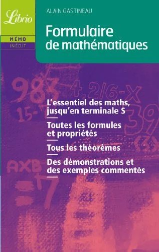 Formulaires de mathématiques