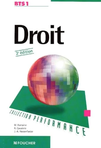 Droit, BTS 1, 2e �dition