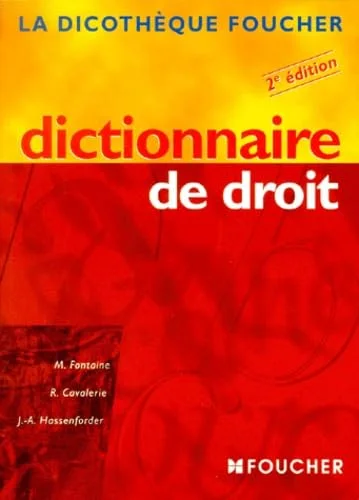 Dictionnaire de droit, 2e �dition