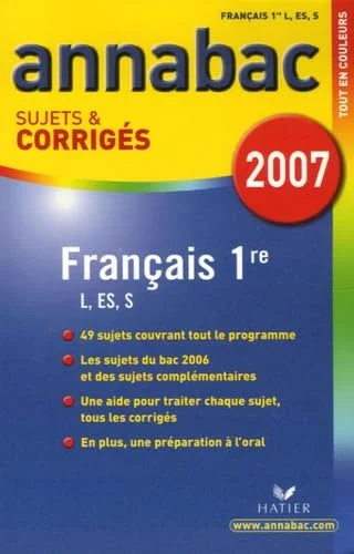 Français 1e L, ES, S