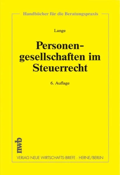 Personengesellschaften im Steuerrecht