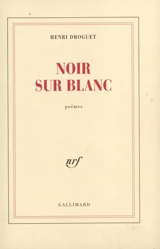 Noir sur blanc