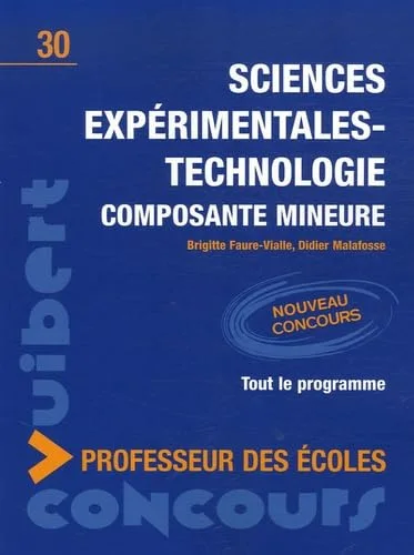 Sciences expérimentales-technologie : Composante mineure