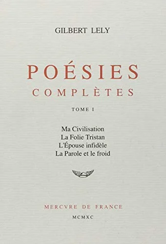 Po�sies compl�tes, tome 1