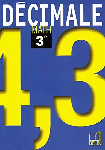 Math 3e - livre de l'�l�ve
