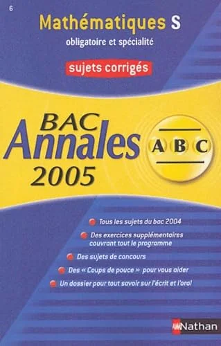 Mathématiques Bac S : Sujets corrigés