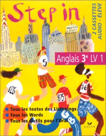 Step In : Anglais 3e, LV1 (2 cassettes audio)