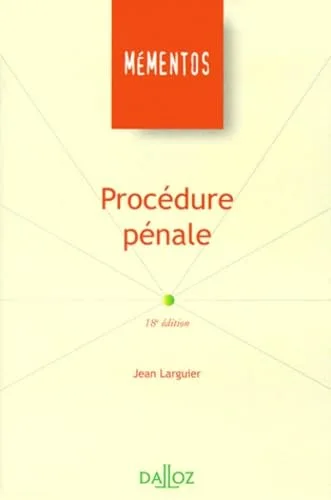 Procedure p�nale (18e ed.)
