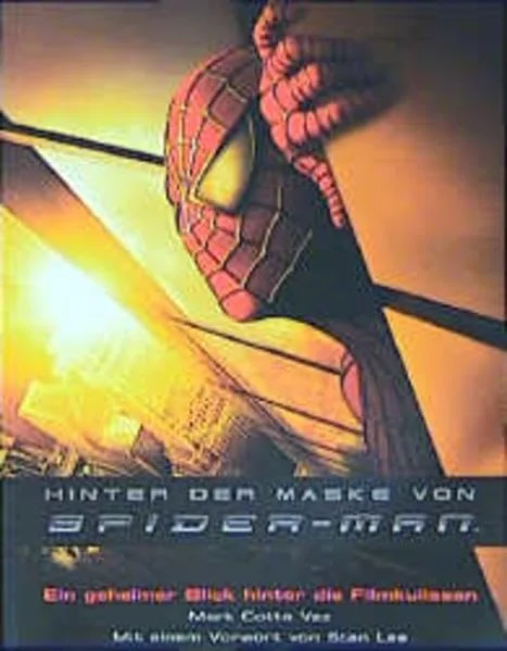 Hinter der Maske von Spider-Man.