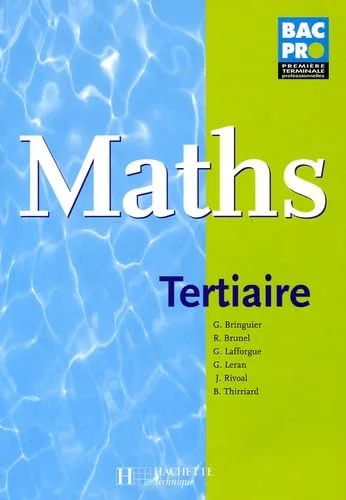 Maths Bac Pro Tertiaire