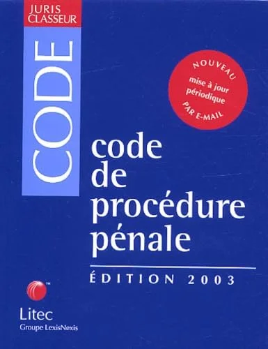 Code de proc�dure p�nale 2003
