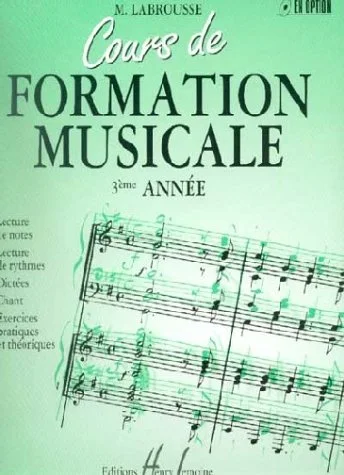 Partition : Cours de Formation Musicale - Volume 3