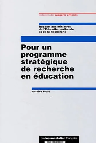Pour programme strat�gique recherche educat
