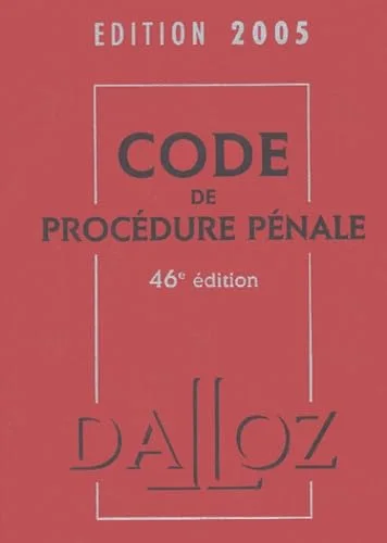 Code de la proc�dure p�nale 2005