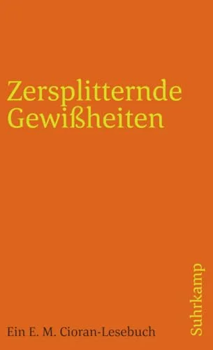 Zersplitternde Gewi�heiten.