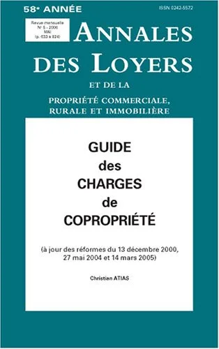 Guide des charges de copropri�t�