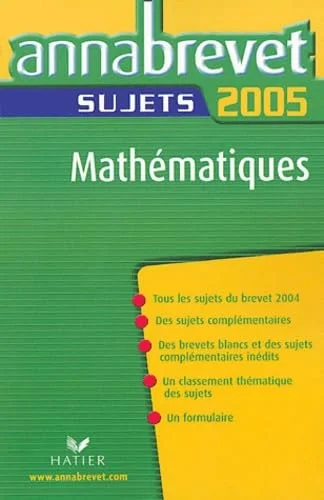 Mathématiques : Sujets