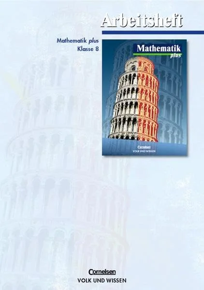 Mathematik plus 8. Arbeitsheft. Sachsen.