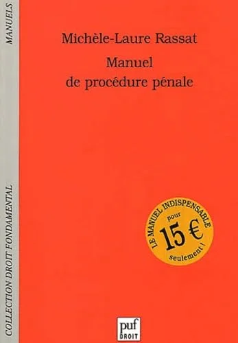 Manuel de procedure p�nale
