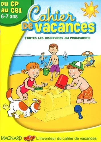 Cahier de vacances du CP au CE1