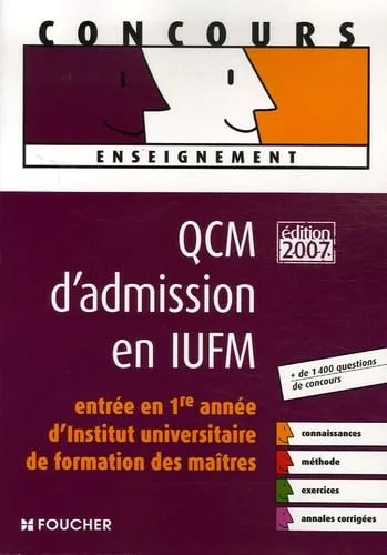 QCM d'admission en IUFM
