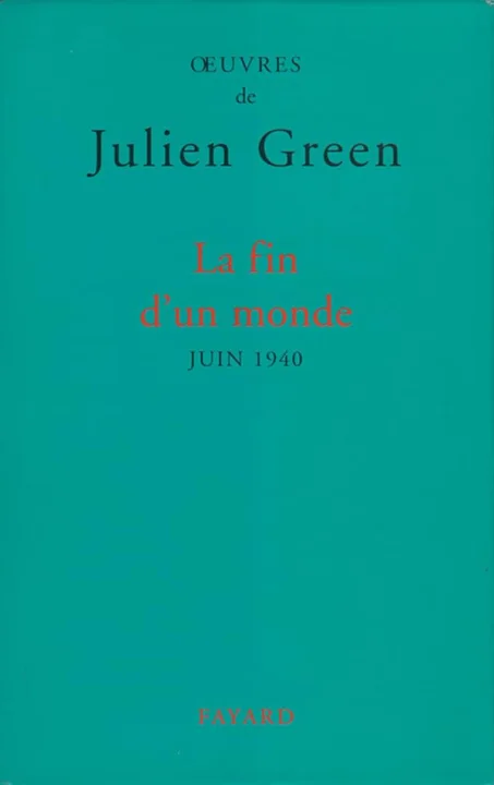La fin d'un monde