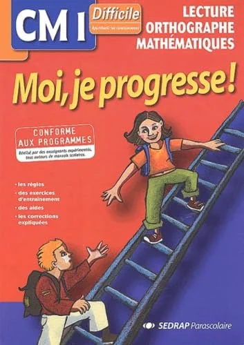 Lecture, orthographe, math�matiques CM1 difficile