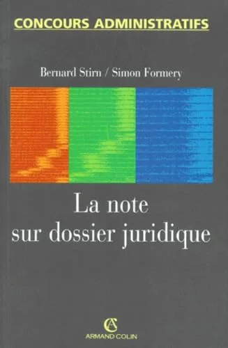 La Note sur dossier juridique