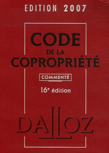 Code de la copropri�t� comment� 2007