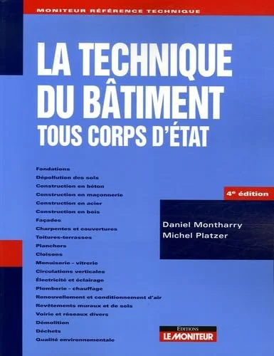 La technique du bâtiment : Tous corps d'état