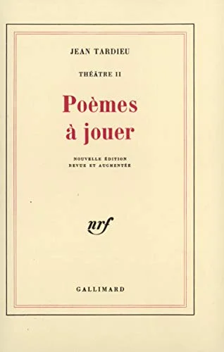Po�mes � jouer: Th��tre II