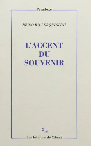L'Accent du souvenir