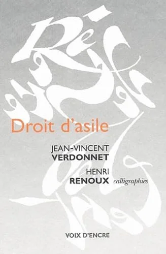 Droit d'asile : Calligraphies