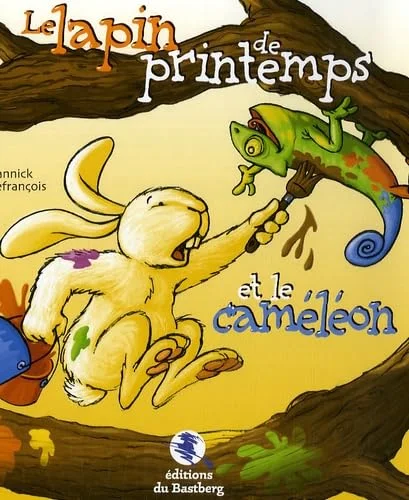 Le Lapin de printemps et le caméléon